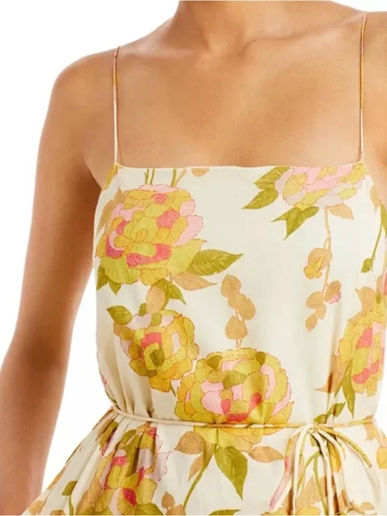 Rebecca Taylor Wild Peony Floral Print Dress - Picture 2 of 5